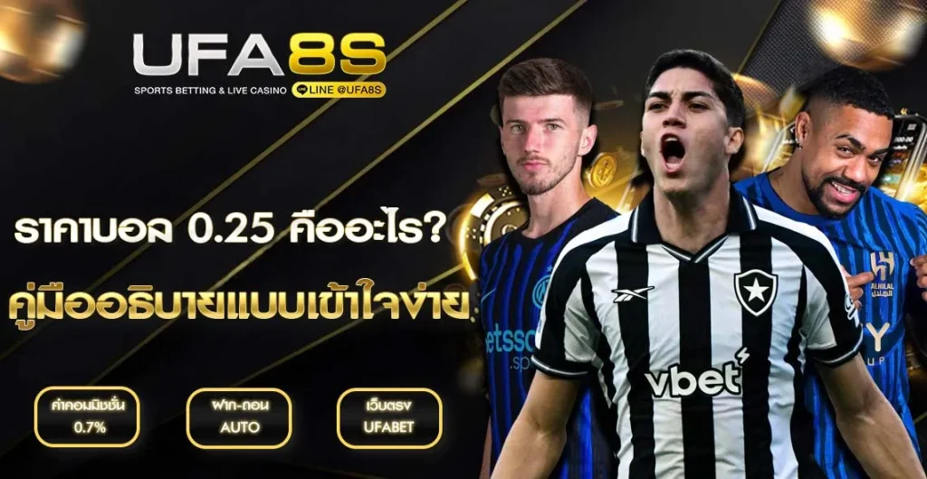 ราคาบอล 0.25