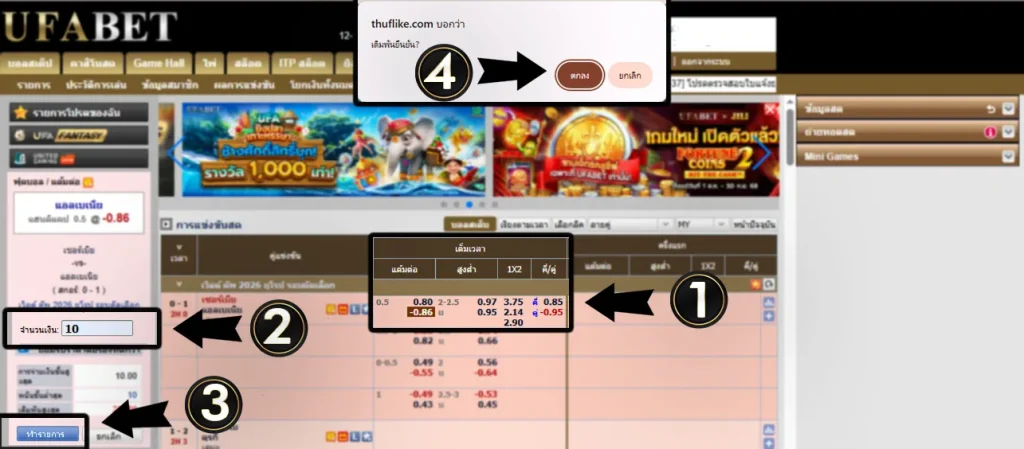 วิธีแทงบอล