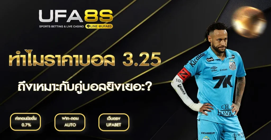 ราคาบอล 3.25 UFABET